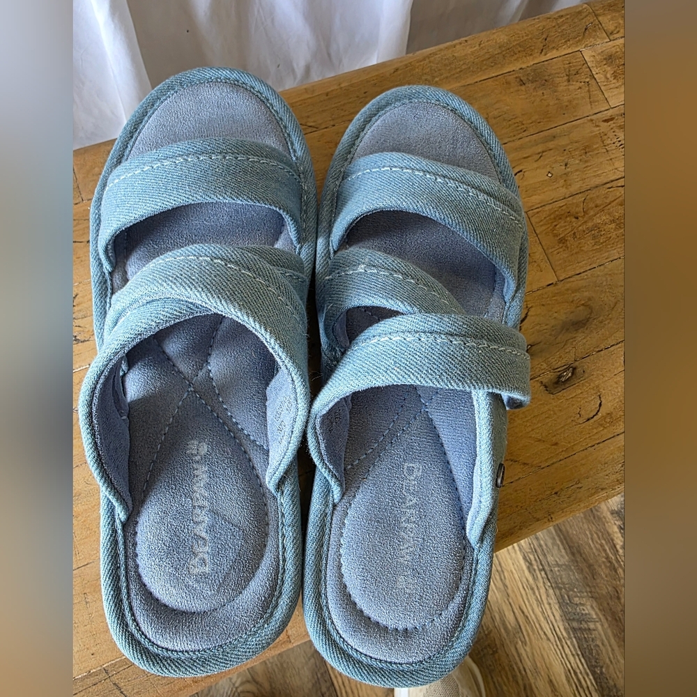 BEARPAW Womens Denim Sandals